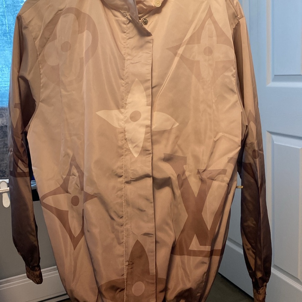 Brown Ombre Nylon Jacket